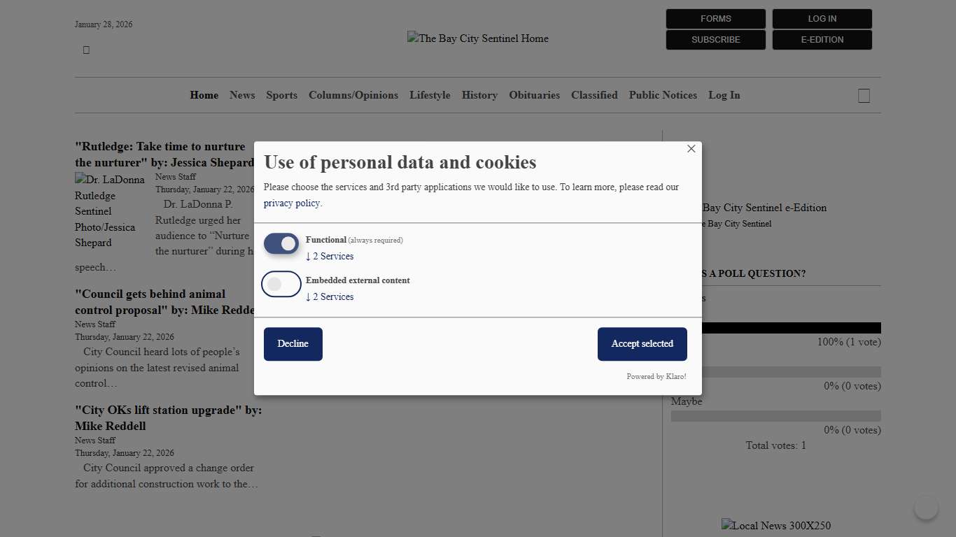 The Bay City Sentinel